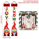 Santa Claus Door Banner Christmas Decor For Home 2022 Merry Christmas Decor Xmas Ornament Navidad Noel Happy New Year 2023 - anconmall