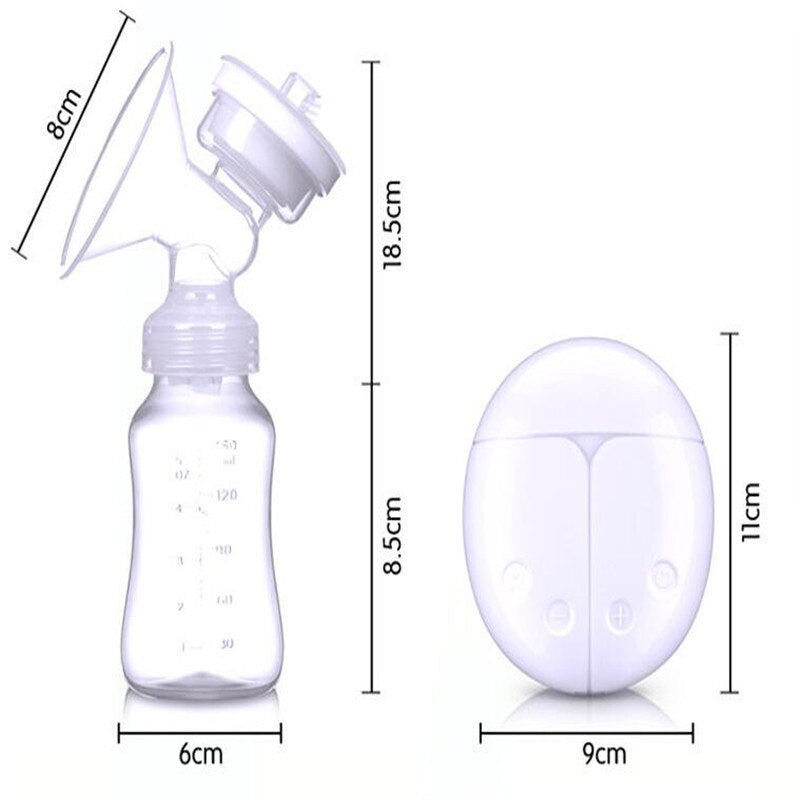 Electric breast pump & 30 pcs milk storage bag Feeding Breast Pumps Large Suction Breast Massage Milk Sucker Puller Milker Pump
