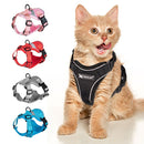 Cat Cooling Harness Breathable Puppy Vest Chest Strap Reflective Adjustable Mesh Harness No-Pull No-Choke for Cats Small Dogs - anconmall