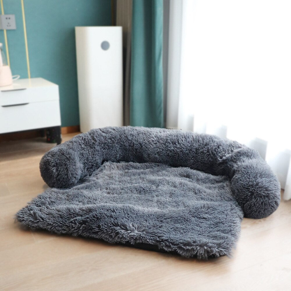 Comfortable Upholstered Sleeping Plush Blanket Pet Dog Bed Sofa Soft Thickening Cushion Pet Mat for Small Medium and Large Dogs - anconmall