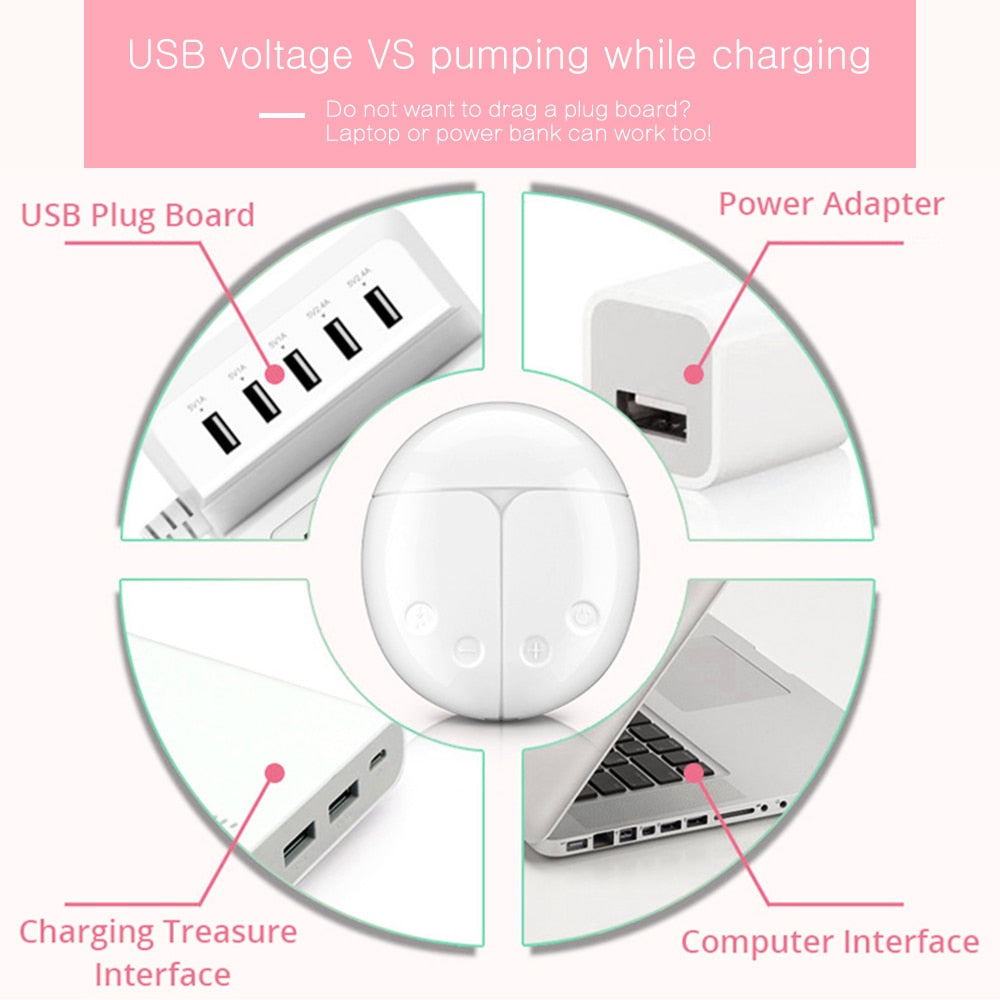 Electric Breast Pump unilateral and bilateral breast pump manual silicone breast pump baby breastfeeding accessories