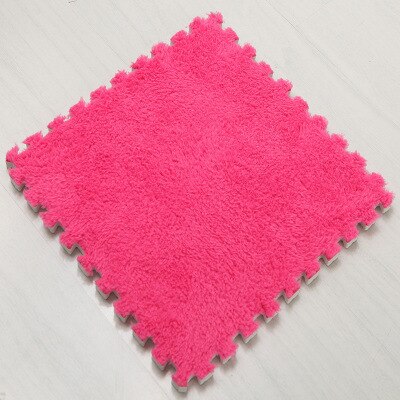 Plush Children's Mat EVA Foam Puzzles Baby Play Mat Children's Rugs for Room Warm Baby Toys Interlocking Rugs Infant Carpet