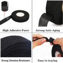 15 Meter Heat-Resistant Flame Retardant Tape Coroplast Adhesive Cloth Tape For Car Cable Harness Wiring Loom Protection Velvet