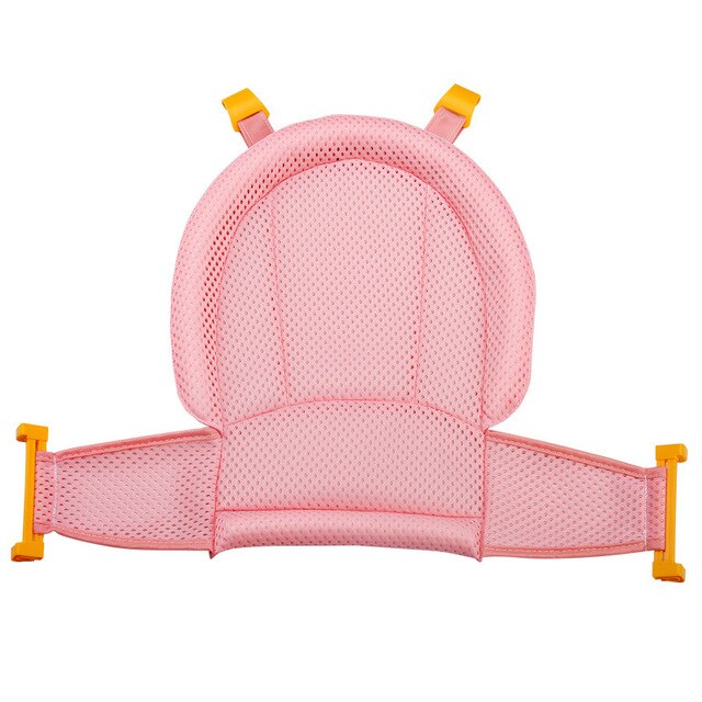 New Baby Shower Bath Tub Pad Non-Slip Bathtub Seat Support Mat Newborn Safety Security Bath Support Cushion Foldable Soft Pillow