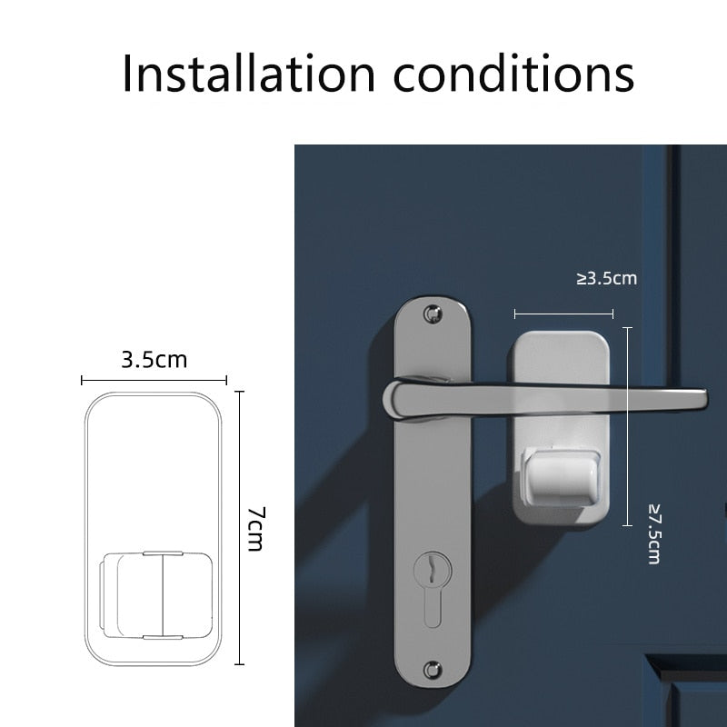 Baby Safety Lock Door Lever Lock Protection from Children Universal Door Lock Baby Goods Stopper for Door Easy to Install