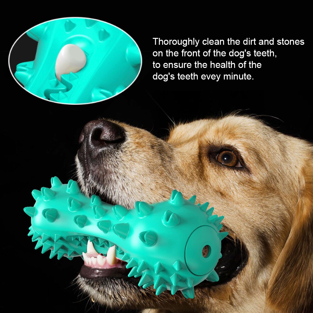 Dog Toys Molar Bite Rubber Rods Chew Toys Cleaning Non-toxic TPR Soft Dog Toothbrush For Small Medium Large Dog Supplies - anconmall