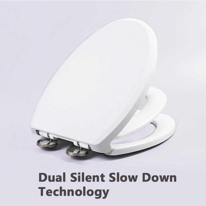 Double Layer Adult Child Toilet Seat Children's pot Training Cover Prevent Falling Toilet Lid For Kids Slow-Close Travel Pot
