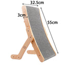 Cat Scratcher Board Wooden Frame Cat Scratching Bed Anti-Scratch Toys Claw Couch Scraper For Cats - anconmall