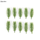 10/20pcs Artificial Pine Branches Needle Fake Plants Christmas Wreath Garland Decorations for Home Xmas Tree Ornament DIY Craft