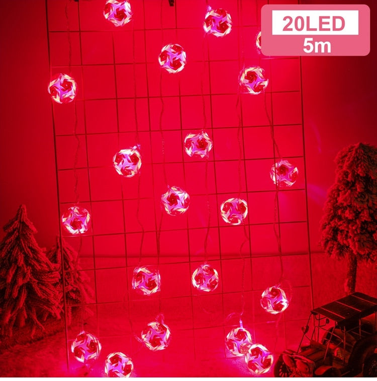 Symphony Laser Light Garland Merry Christmas Decorations For Home Christmas Tree Ornaments Xmas Gifts Navidad 2022 New Year