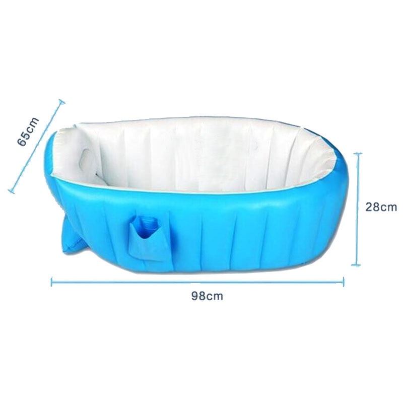 Portable Inflatable Baby Bath Kids Bathtub Thickening Folding Washbowl Children Tub Baby Swimming Pool