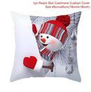 Santa Claus Snowman Cushion Cover Merry Christmas Decorations For Home Navidad 2022 Christmas Ornaments Xmas Gift New Year 2023