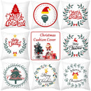 Christmas Cushion Cover Merry Christmas Decor For Home 2022 Navidad Noel Christmas Ornaments Xmas Gift Happy New Year 2023