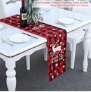 Christmas Elk Snowflake Table Runner Merry Christmas Decor For Home 2022 Xmas Ornaments Navidad Natal New Year&#39;s Decor 2023 - anconmall