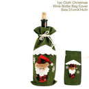 Christmas Snowman Wine Covers Santa Claus 2022 Merry Christmas Kitchen Christmas Decor for Home Table Cristmas New Year 2023