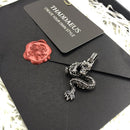 Pendant Dragon Black Brand Fashion Jewelry Europe 925 Sterling Silver Accessories Gift For Woman & Men