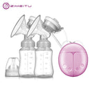 Breast Pump Bilateral Milk Pump Baby Bottle Postnatal Supplies Electric Milk Extractor Breast Pumps USB Powered Baby Breast Feed