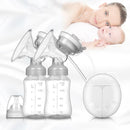 Double Electric Baby Milk Breast Pumps USB Powerful Suction Nipple Breast Pump Milk Bottle Cold Heat Pad Breastfeeding DropShip