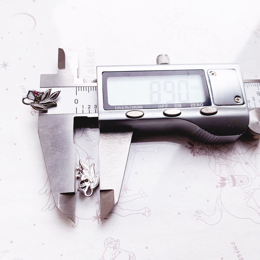 Nature&#39;s Beauty Flower Ear Studs,Europe Fine Jewerly For Women,2022 Spring Bohemia Gift In 925 Sterling Silver