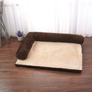 Dog Sofa Bed Pet Soft Lounger Cushion Big Dog Kennel Puppy L Shaped Couch Bed For Small Medium Large Dogs - anconmall