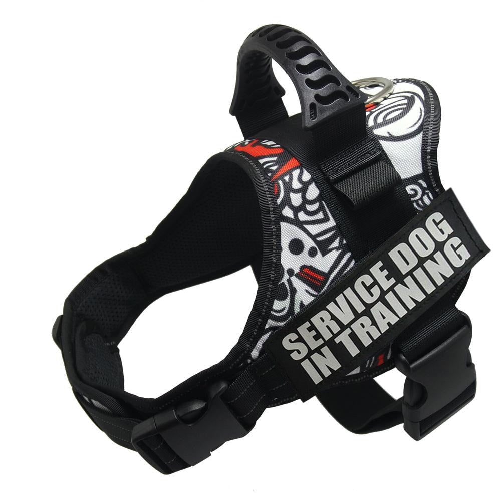 K9 Harness For Dogs Reflective Adjustable Pet Dog Harnesses Vest Dog Collar For Husky Shepherd Small Medium Large Dogs Supplies - anconmall