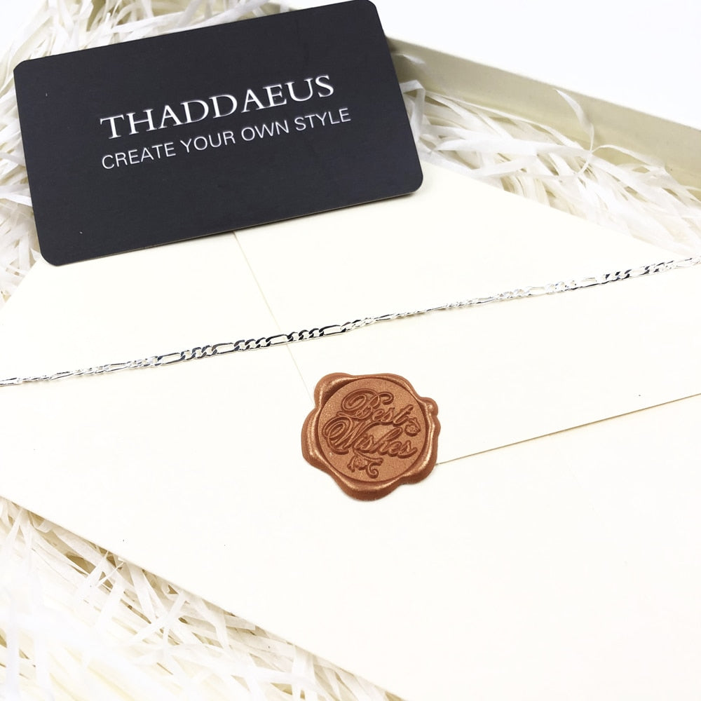 Figaro Chain Classic,2018 Brand New  Glam Fashion Jewelry Europe Style Soul 925 Sterling Silver Bijoux Gift For Men Women