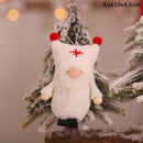 New Year 2023 Christmas Elf Doll Ornaments Xmas Tree Hanging Pendant Navidad 2022 Santa Kids Gift Christmas Home Decoration