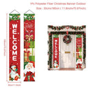 Santa Claus Banner Merry Christmas Decor For Home Christmas Door Decor Outdoor Xmas Ornament Navidad 2022 Happy New Year 2023 - anconmall