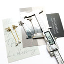 Earrings Leaves With Water Drop Europe Fine Jewelry For Women Autumn New Sterling Silver 925 Gift