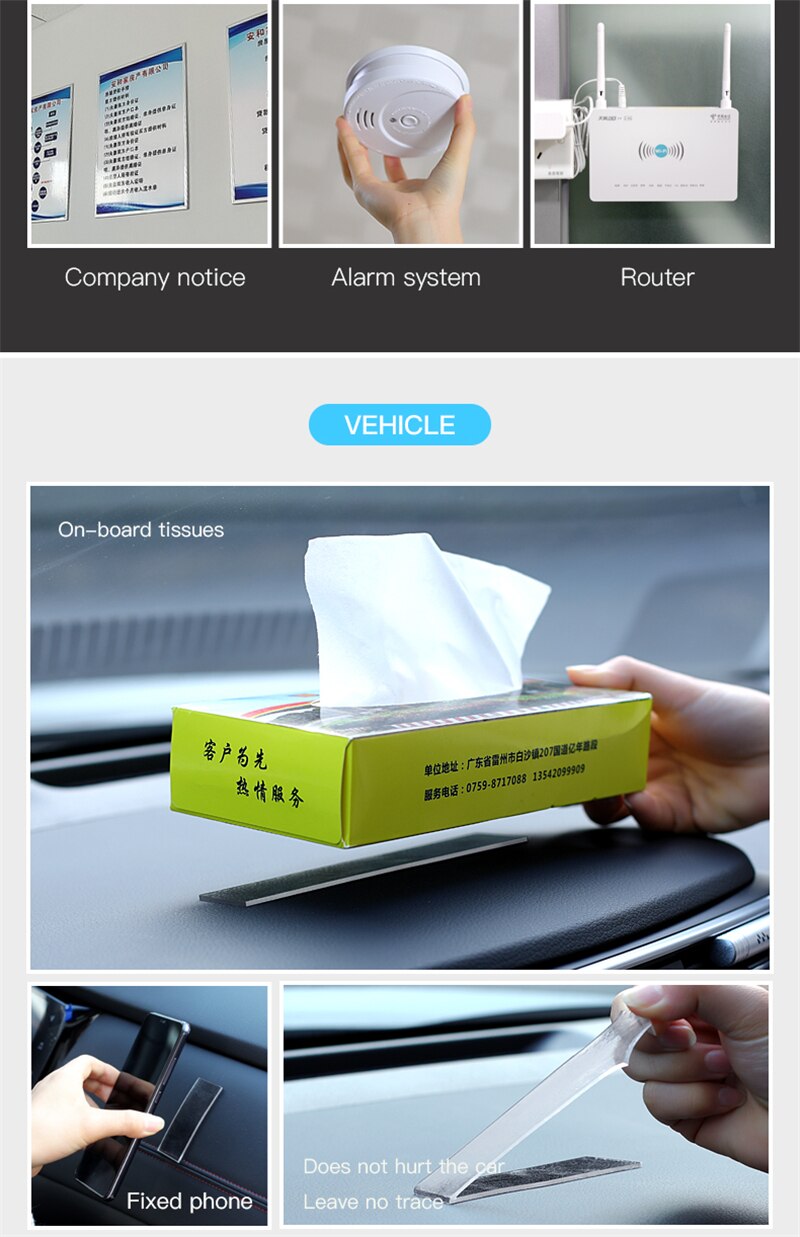 Nano Tracsless Tape Double Sided Tapes Transparent No Trace Reusable Waterproof Bathroom Cleanable Home Decoration Adhesive Tape