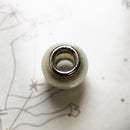 Beads White Pearl 925 Sterling Silver Charm European DIY Jewelry Accessories Gift For Women