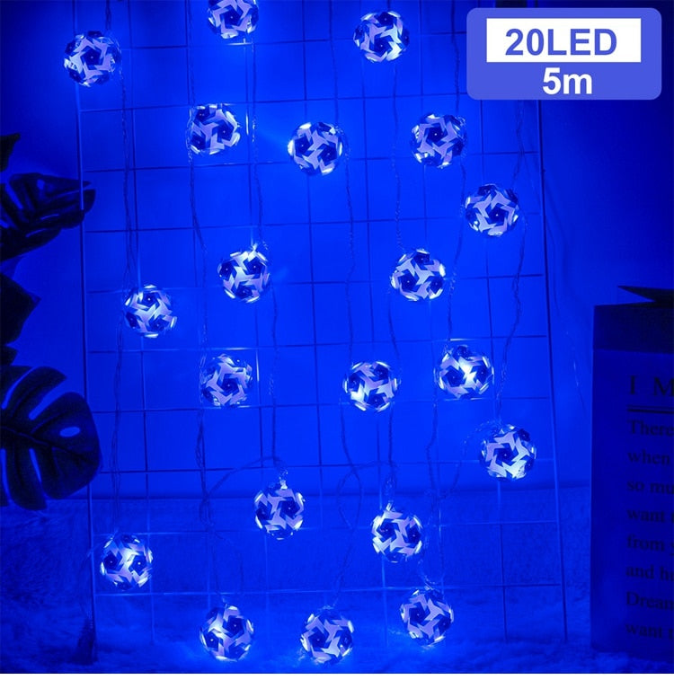 Symphony Laser Light Garland String Lights Christmas Fairy Lights Strings for Outdoor Navidad Wedding Xmas Party Home Decoration - anconmall