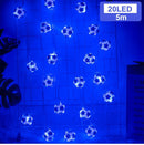 Symphony Laser Light Garland String Lights Christmas Fairy Lights Strings for Outdoor Navidad Wedding Xmas Party Home Decoration - anconmall