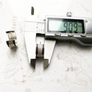 Creole Hinged Hoop Earrings Europe Style Glam Fine Jewerly Gift In 925 Sterling Silver For Women