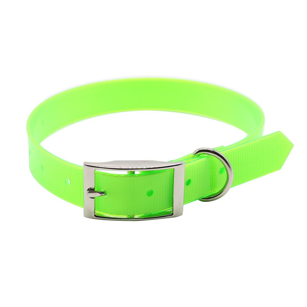 New Fashion Pet Dog Collar High Quality TPU + Nylon Waterproof Deodorant Resistant Dirt Easy Clean Collars 7 Colors Pet Supplies - anconmall
