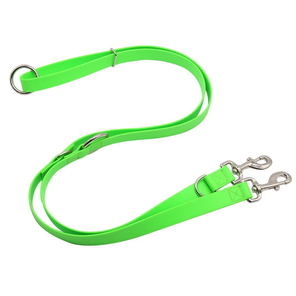 High Toughness Multifunctional Double Dog Leash Traction Rope PVC Material for Pet Waterproof Easy Clean Dog Leash Pet Supplies - anconmall