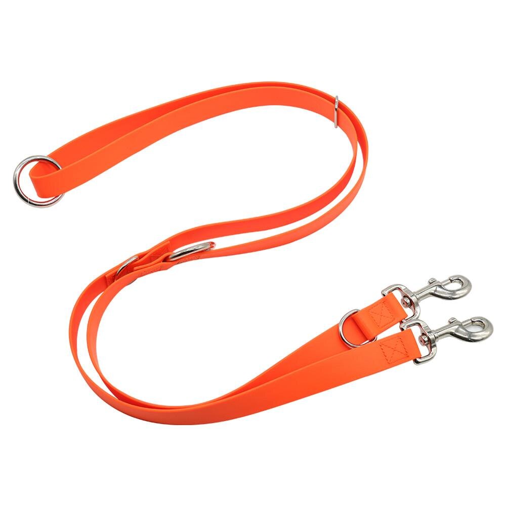 High Toughness Multifunctional Double Dog Leash Traction Rope PVC Material for Pet Waterproof Easy Clean Dog Leash Pet Supplies