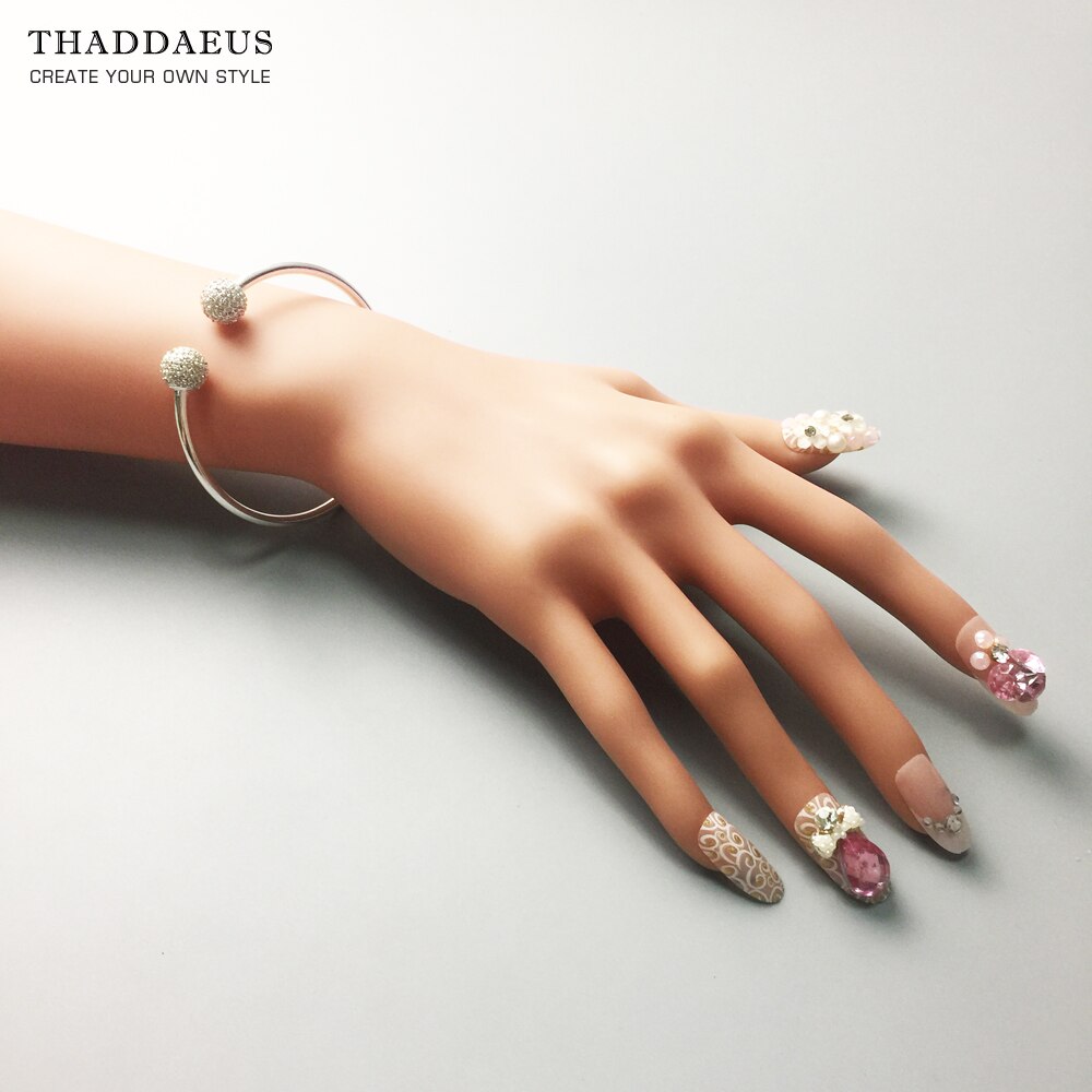 Bracelet Bangles Disco Ball Europe Style Fashion Glam Jewelry Gift For Women,2017 Brand New Good In 925 Sterling Silver Soul