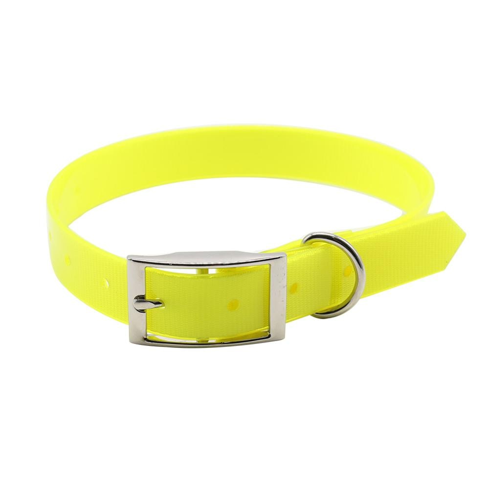 New Fashion Pet Dog Collar High Quality TPU + Nylon Waterproof Deodorant Resistant Dirt Easy Clean Collars 7 Colors Pet Supplies - anconmall