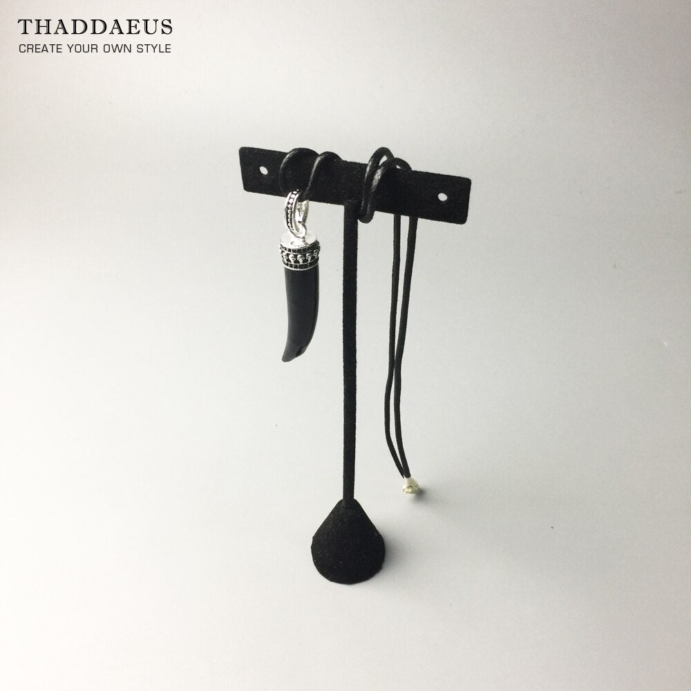 Beads Necklace Tooth, Brand New  Max Rope Fashion Jewelry Europe Style Rebel Cross Bijoux Gift For Men & Women Friend @