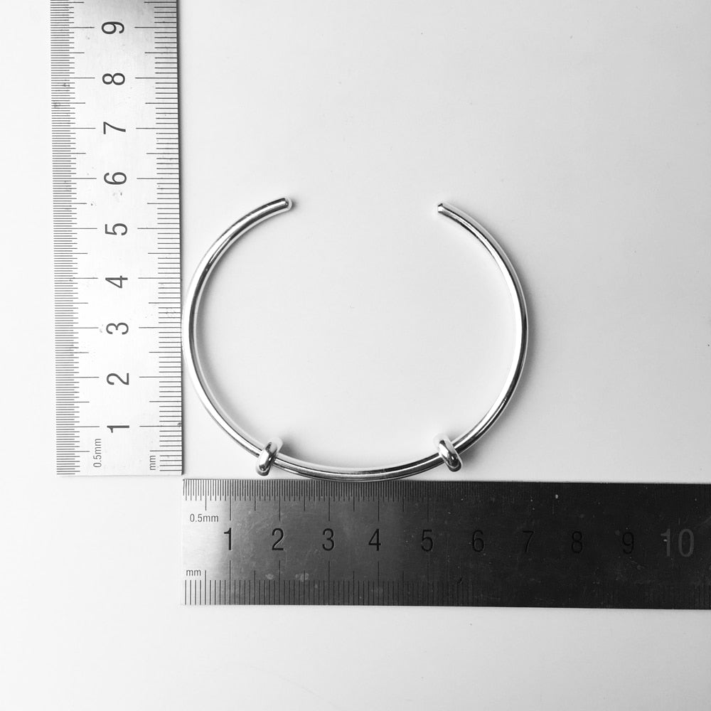 Bracelet Bangles Bead &amp; Charm Carrier Fashion Karma Jewelry Gift For Women Men Brand New Good In 925 Sterling Silver