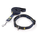 Pet Dog Denim Adjustable Leash and Collar Set Thickened and Durable 4 Colors Collar Traction Rope for Small Dog Cat Pet Supplies - anconmall