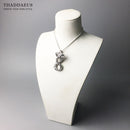 Snake Link Necklace,2017 Brand  Chain Fashion Jewelry 925 Sterling Silver Europe Style Rebel Cross Bijoux Gift For Men & Women