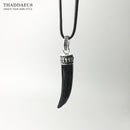 Beads Necklace Tooth, Brand New  Max Rope Fashion Jewelry Europe Style Rebel Cross Bijoux Gift For Men & Women Friend @