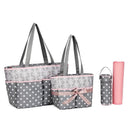 5pcs/Set Fashion Mother Bag Diaper Bags For Mom Baby Large Capacity Nappy Bags Organizer Stroller For Maternity Hobos Handbags