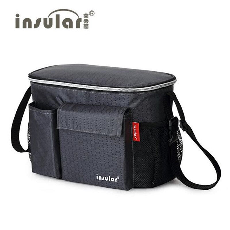 Insular Diaper Bag for Stroller Baby Stroller Bag Thermal Insulation Nappy Waterproof Mummy  Bags Baby Stroller Organizer