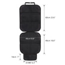Car Seat Cover Protector for Children Kids Baby Backseat Organizer Auto Cushion Pad PU Leather Storage Pockets Seat Protection