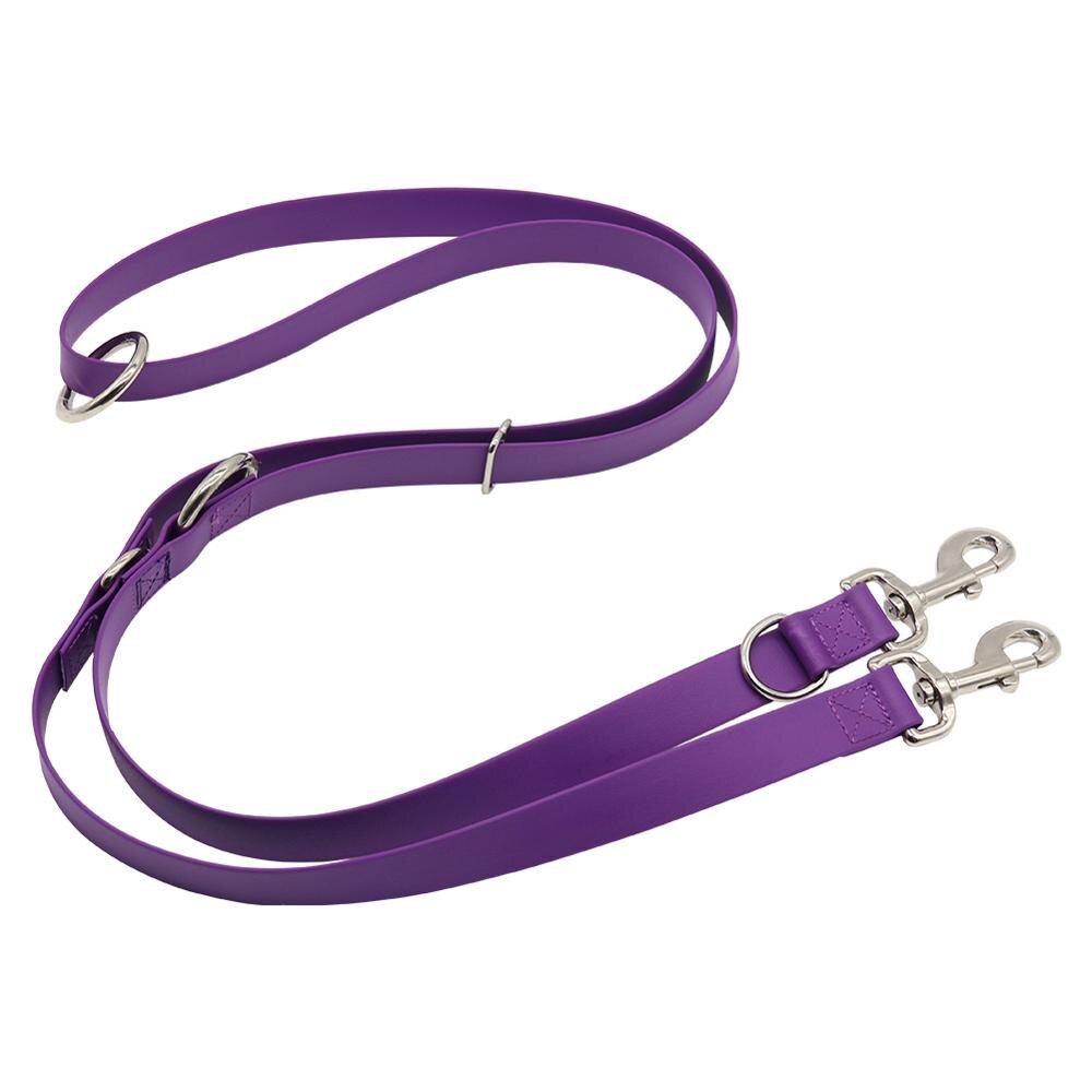 High Toughness Multifunctional Double Dog Leash Traction Rope PVC Material for Pet Waterproof Easy Clean Dog Leash Pet Supplies - anconmall