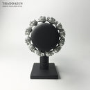 Bracelets Fleur-de-lis Lily &amp; Skull Punk Bead Brand Silver Fashion Europe Style Jewelry Bijoux Gift For  Men &amp; Women