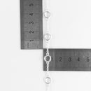 Round Eyelets Basic Charm Bracelets Link Chain 925 Sterling Silver Trendy Fashion Club Jewelry Europe Style Women Gift